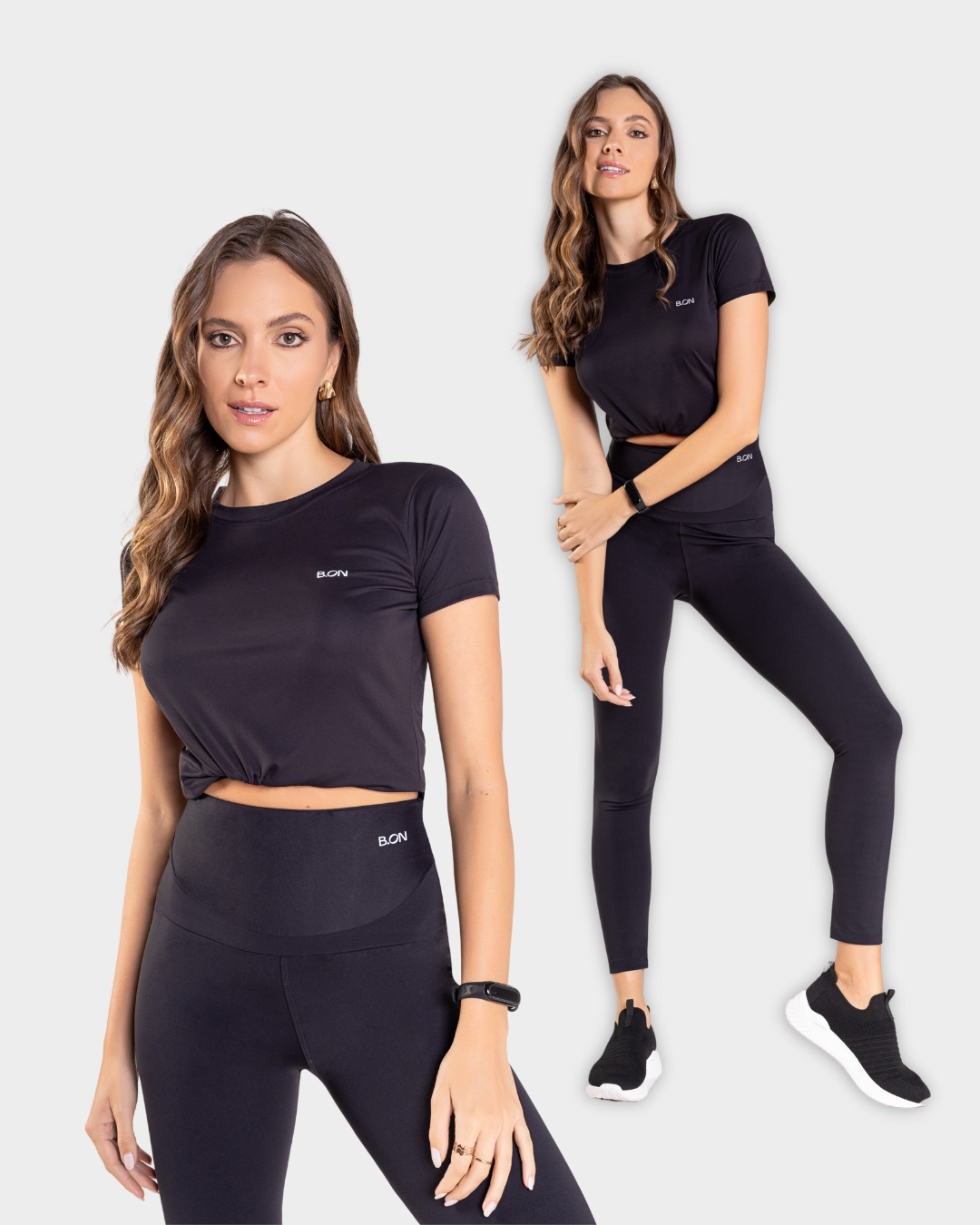 B.ON Women's Legging - Sculp Tummy Control - Black