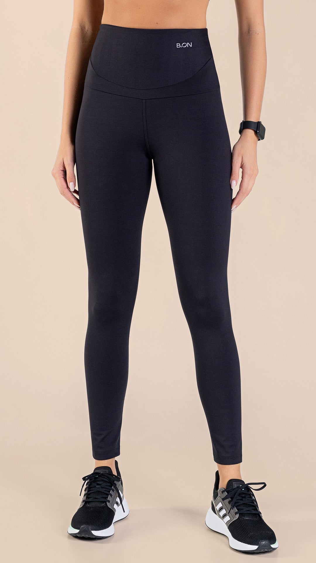 B.ON Women's Legging - Sculp Tummy Control - Black