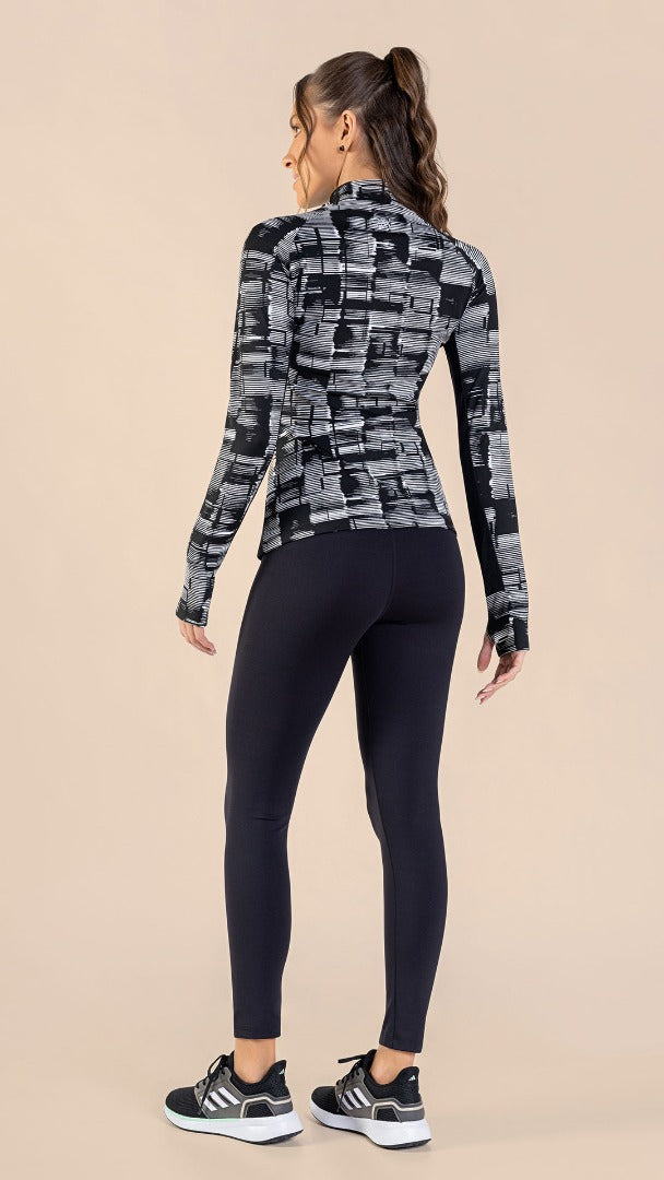 B.ON Women's Jacket - Black And White