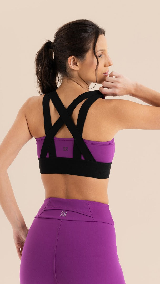 B.ON Women's Fitness Top - Purple