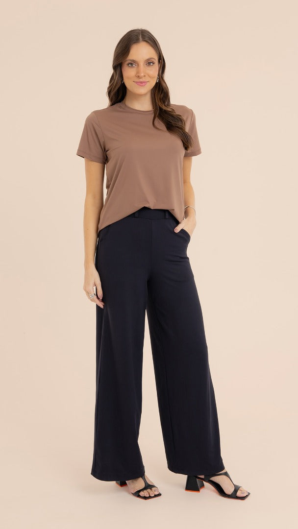 B.ON Basic Women's T-Shirt - Coffee Brown