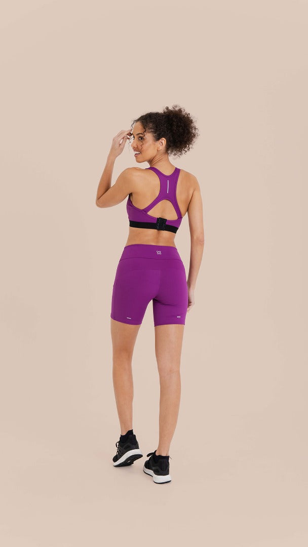 B.ON Women's Running Shorts - Purple
