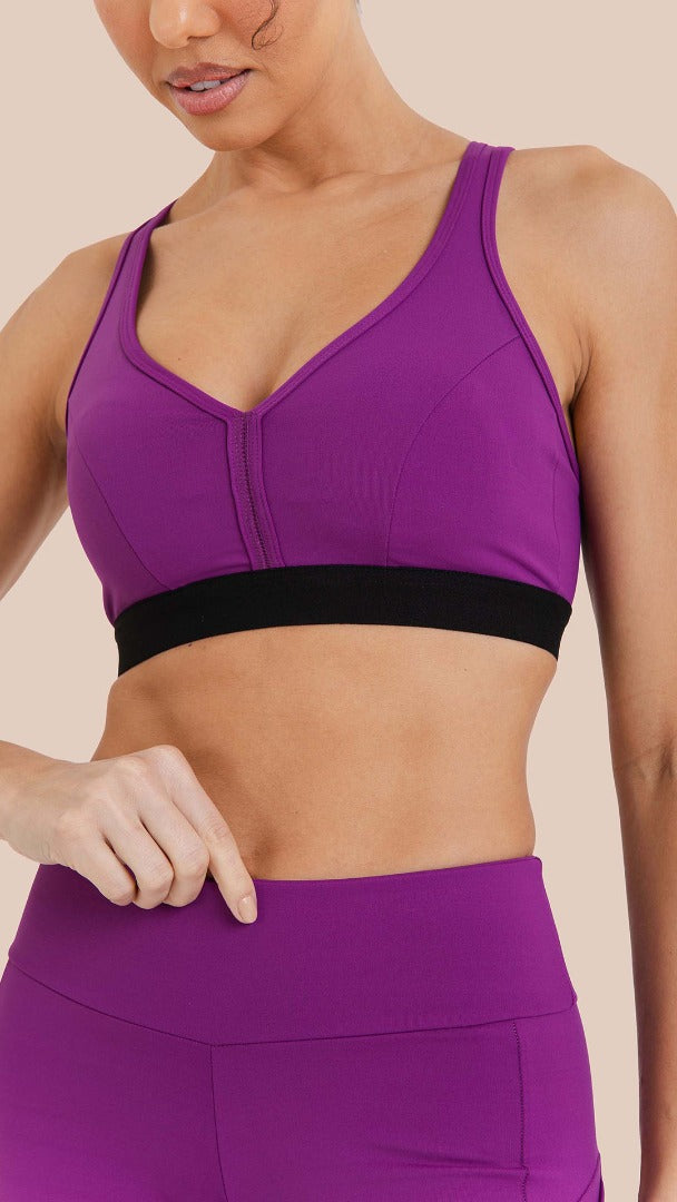 B.ON Women's Running Shorts - Purple