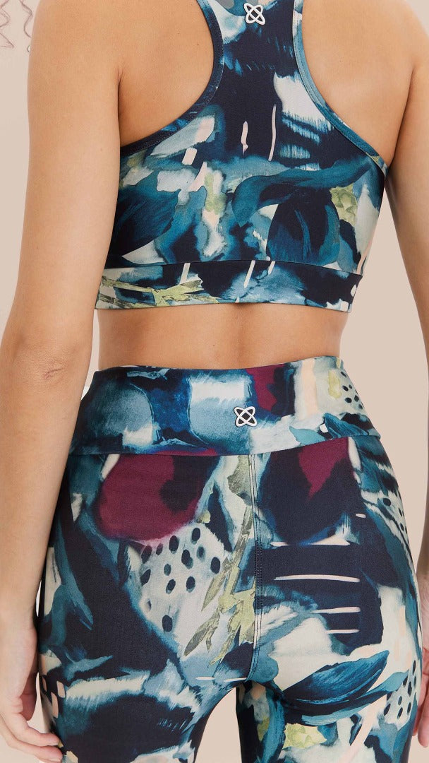 B.ON Women's Watercolor Print Leggings