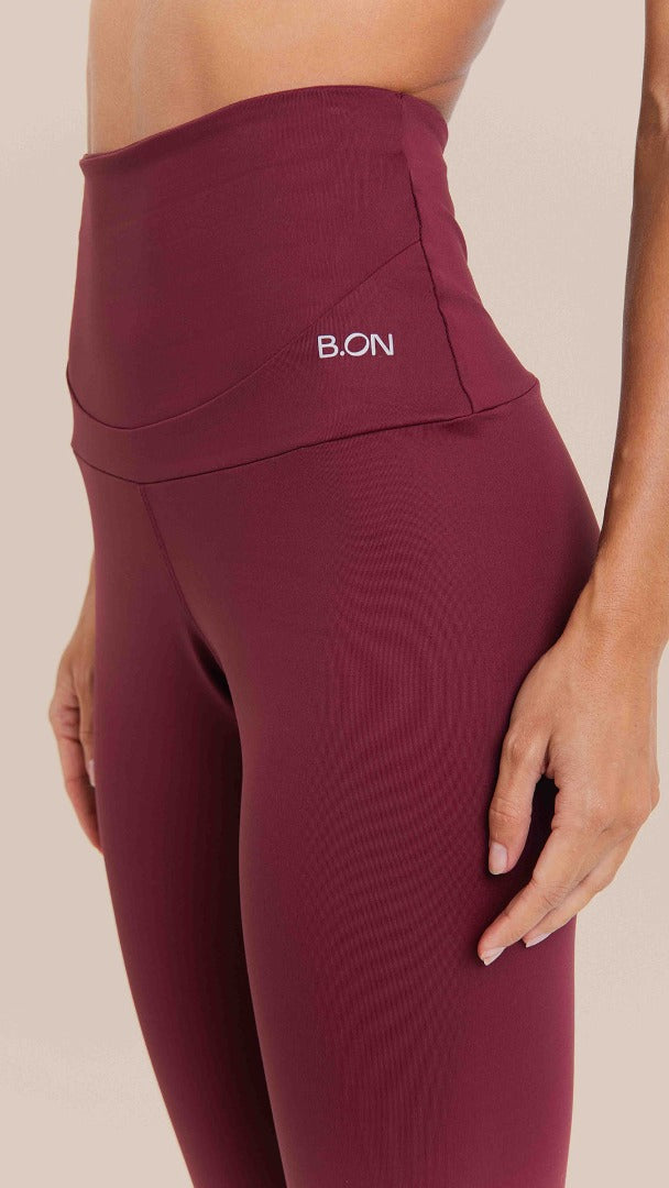 B.ON Women's Sculp® Legging - Burgundy