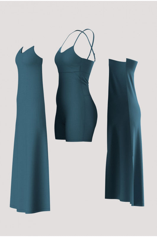 B.ON Women's Flow Celestial Blue Dress