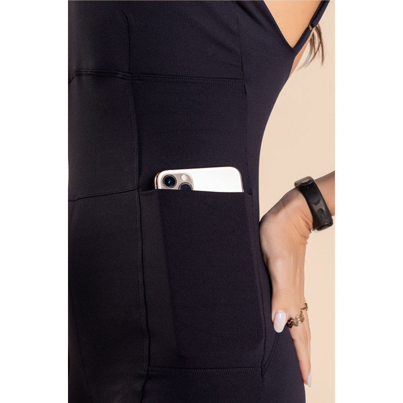 B.ON Women's Strappy Jumpsuit
