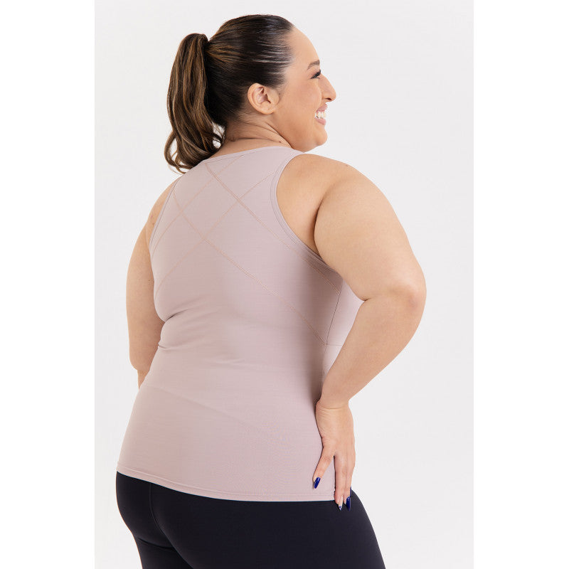 B.ON Women's Posture Tank Top Shirt - Nude