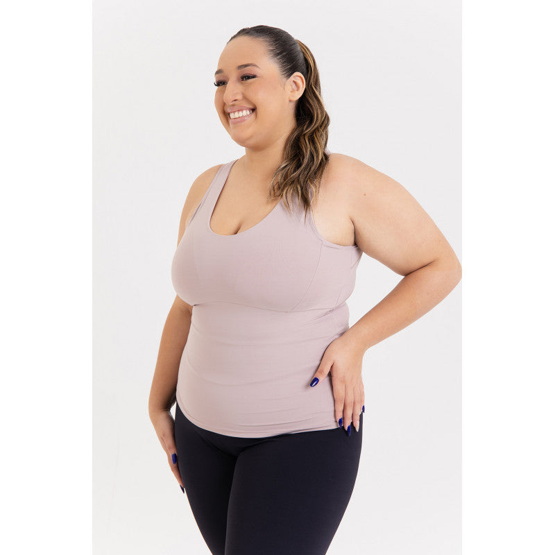 B.ON Women's Posture Tank Top Shirt - Nude