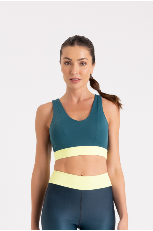 B.ON Women's Fitness Top - Teal Oasis