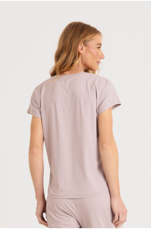 B.ON Women's Pajama Short Sleeve - Lilac