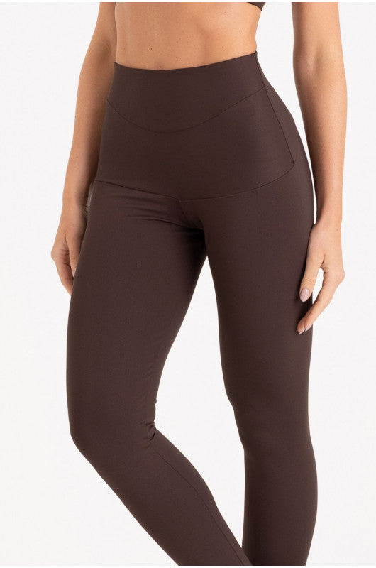 B.ON Women's Espresso Brown Legging - Sculp® Max