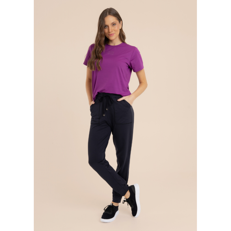 B.ON Women's Basic Shirt in Purple