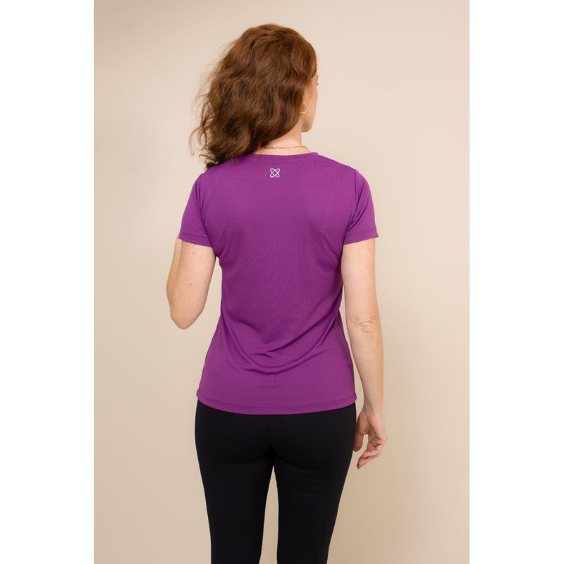 B.ON Women's Classic Dry Fit Shirt - Purple