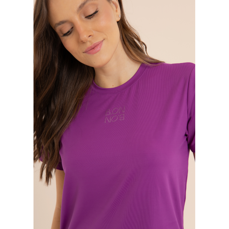B.ON Women's Basic Shirt in Purple