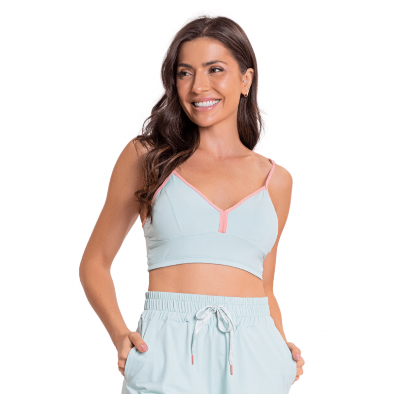 B.ON Sleepwear Women's Top - Light Green