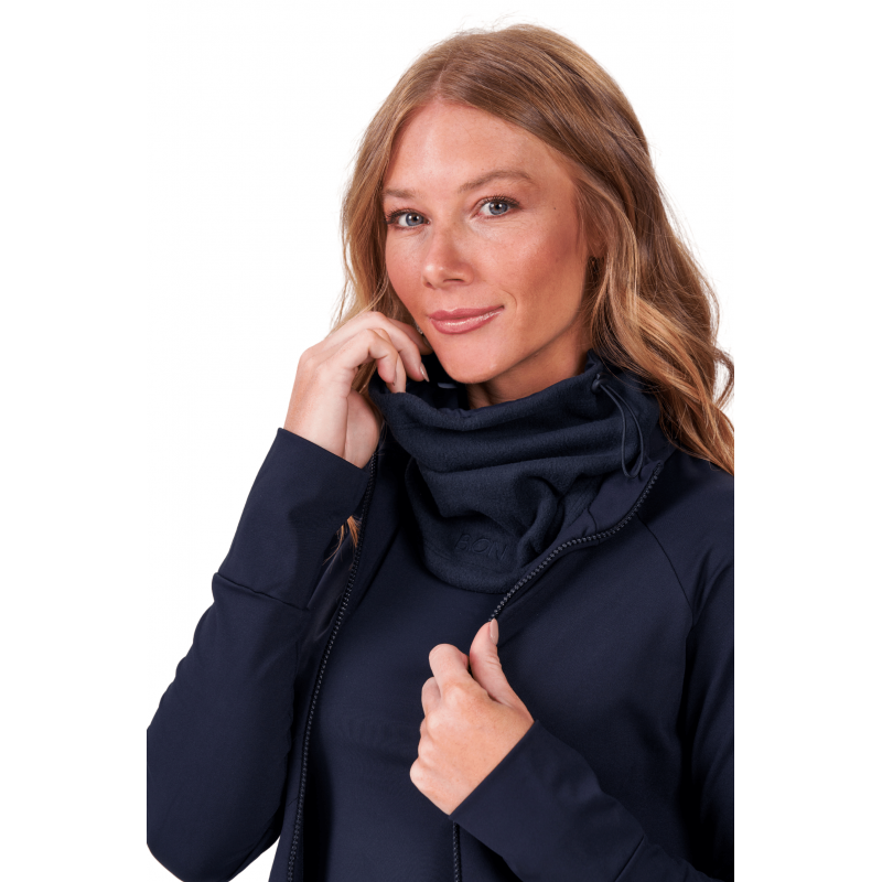 B.ON Unisex Thermal Beanie and Neck Warmer - Black