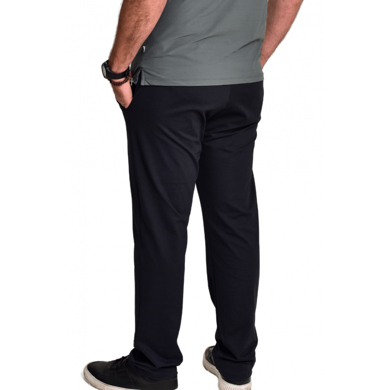 B.ON Men's Tailored-Fit Stretch Pants - Black