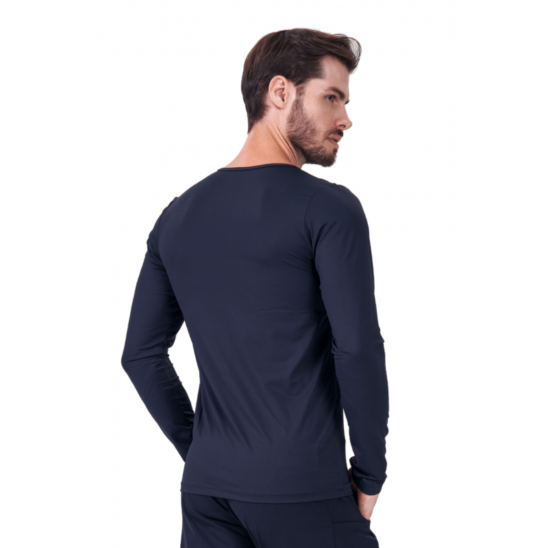 B.ON Men's Basic Long Sleeve Shirt - Black