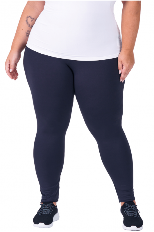 B.ON Plus Size Women's Low Compression Legging - Black