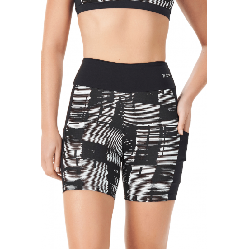B.ON Women's Shorts - Black and White