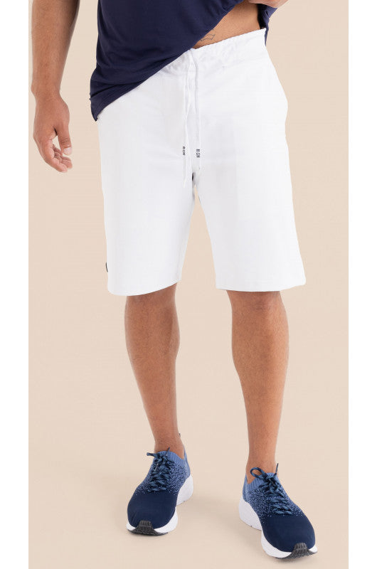 B.ON Men's Casual Bermuda Shorts - White