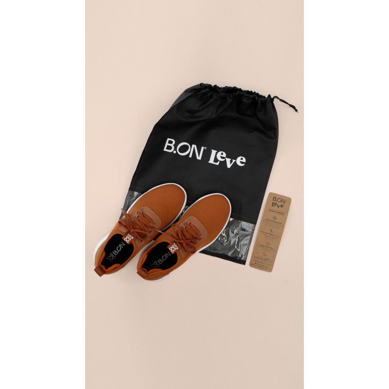 B.ON UNISEX LIGHTWEIGHT TENNIS SHOES - TERRA COTTA