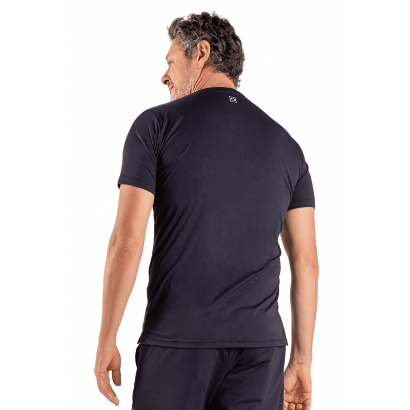 B.ON Men's Basic Black T-shirt - Antiviral Technology