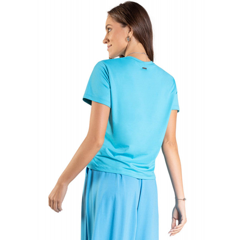 B.ON Women's T-shirt - Blue Print