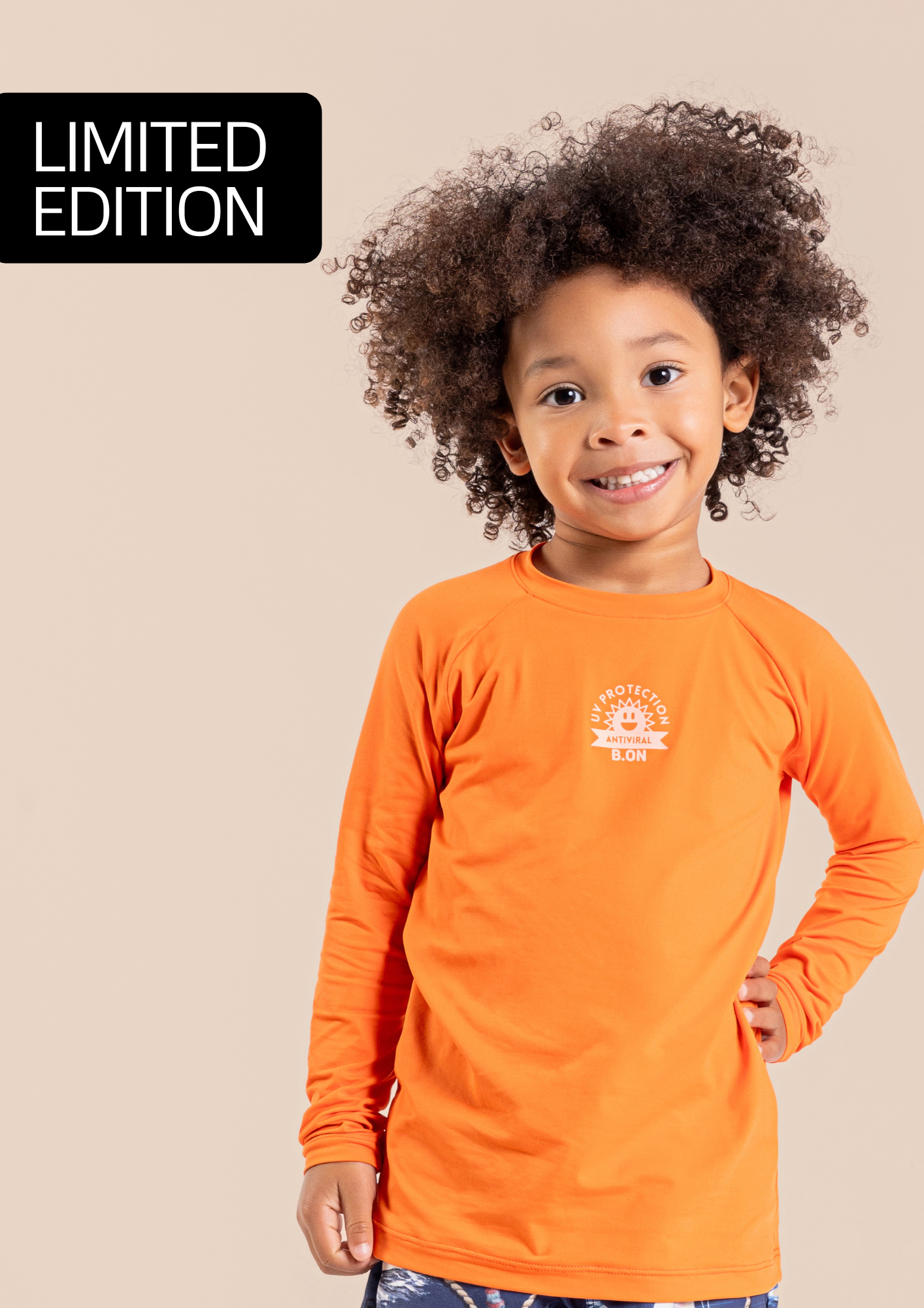 B.ON Children's Long Sleeve T-Shirt - Orange