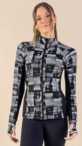 B.ON Women's Jacket - Black And White