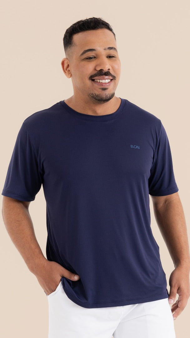 B.ON Men's Shirt - Navy Blue