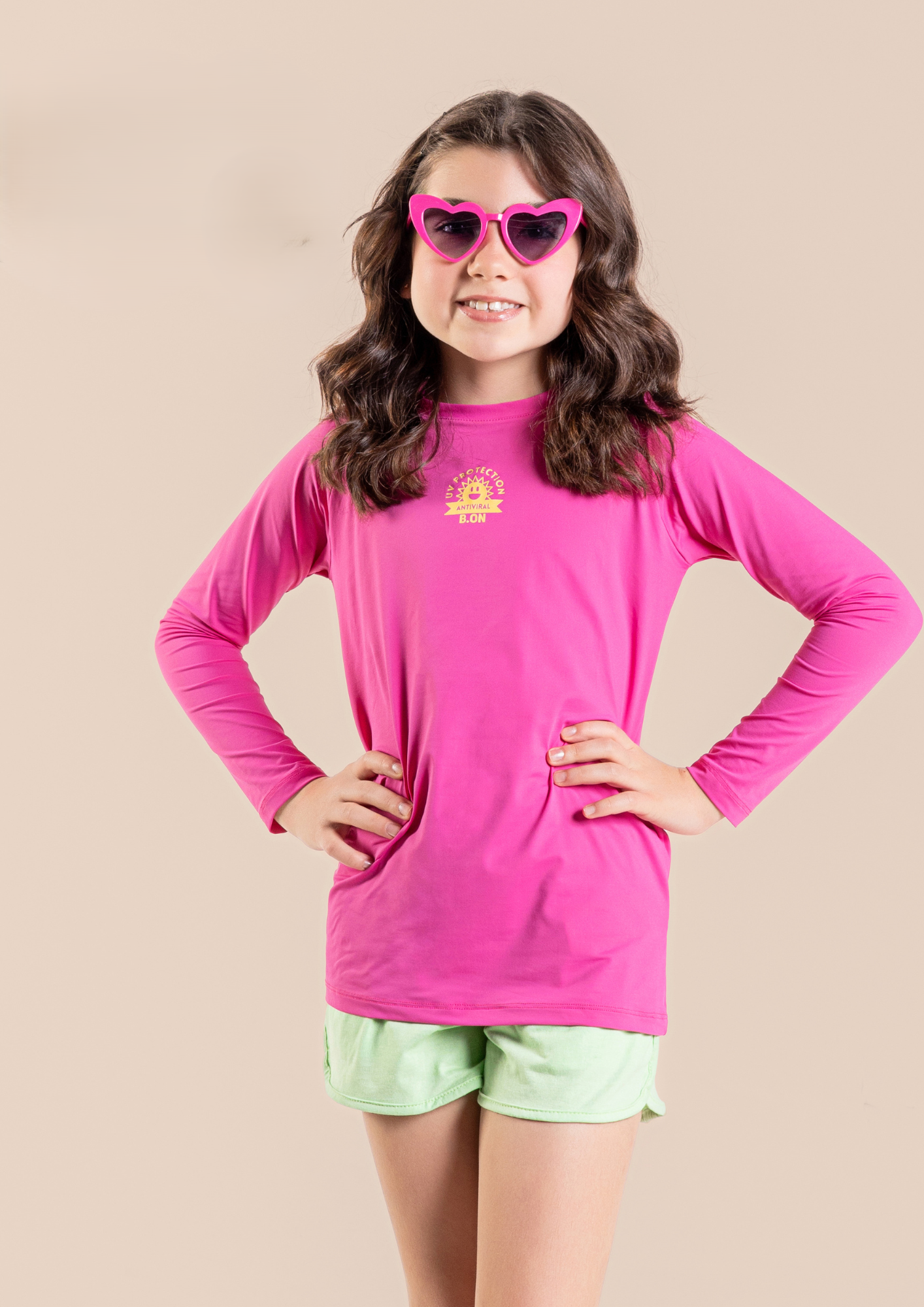 B.ON Children's Long Sleeve T-Shirt - Pink