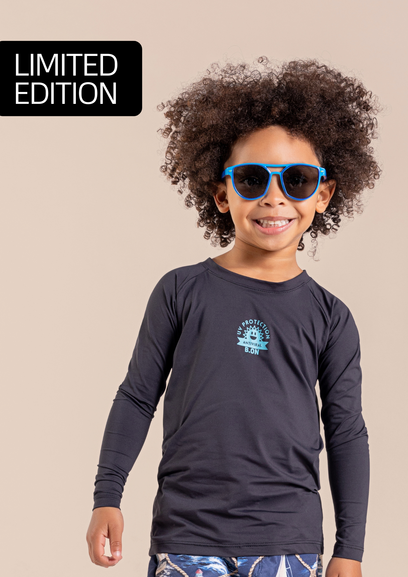 B.ON Children's Long Sleeve T-Shirt - Black