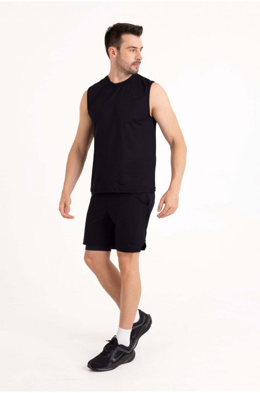 B.ON Men's Fitness Shorts - Black