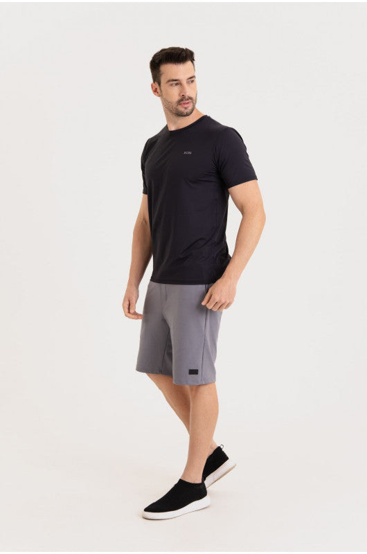 B.ON Men's Casual Bermuda Shorts - Grey