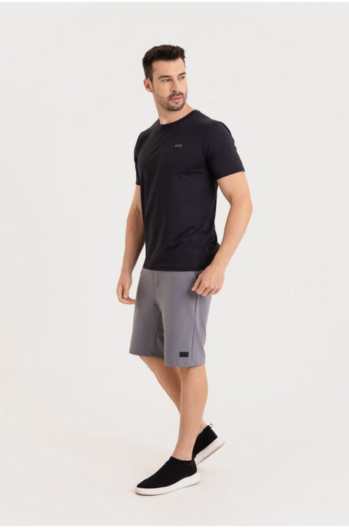 B.ON Men's Casual Bermuda Shorts - Grey