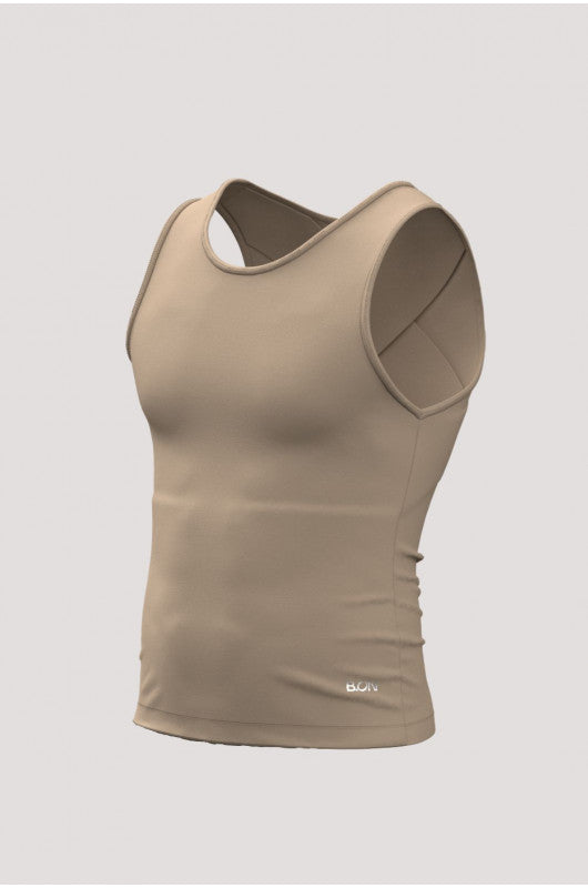 B.ON Thermo-Fused Posture Tank Top - Nude