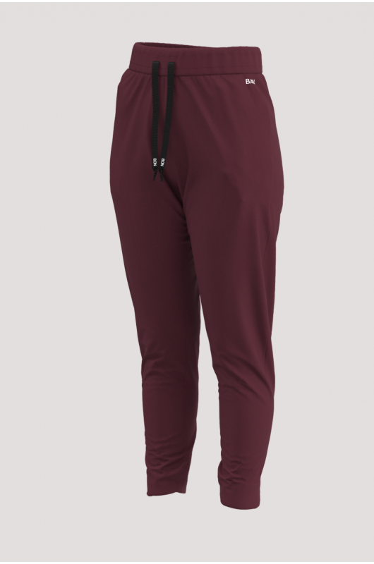 B.ON Women's Jogger Pants - Burgundy