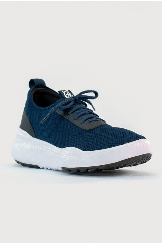 B.ON MEN'S KNIT LIGHT TENNIS SHOES - Dark Navy