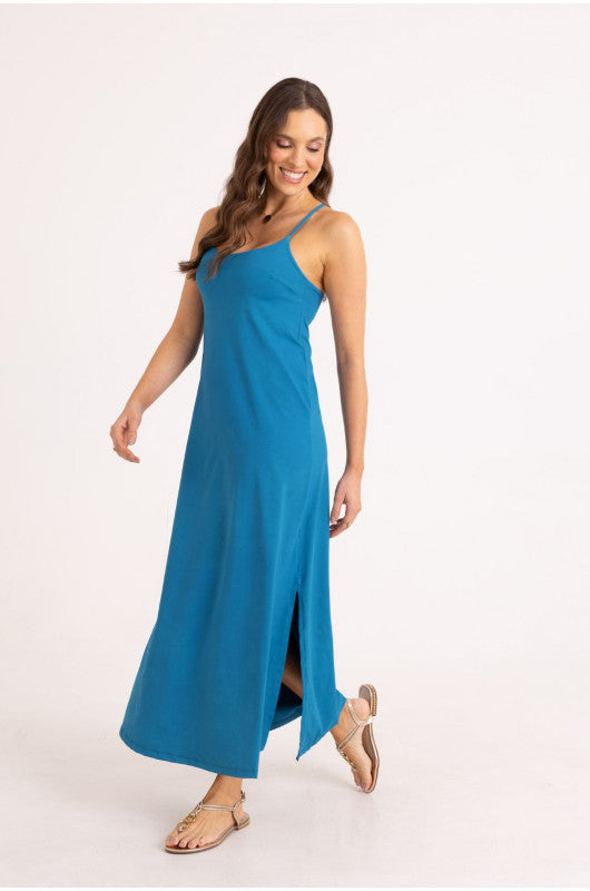 B.ON Women's Flow Celestial Blue Dress