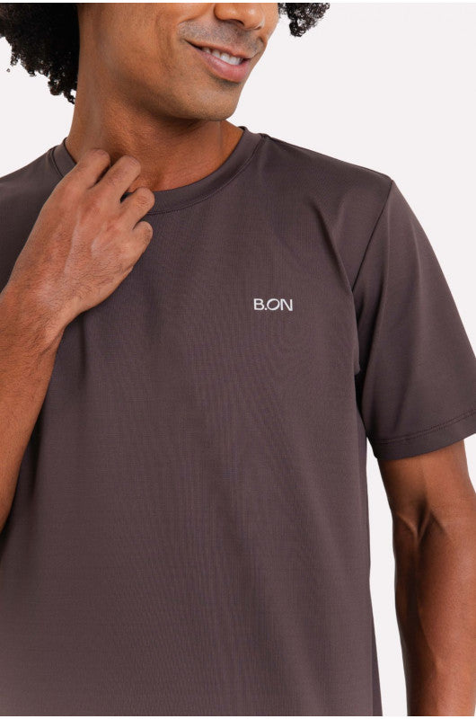 B.ON Printed Men's T-Shirt - Espresso Brown