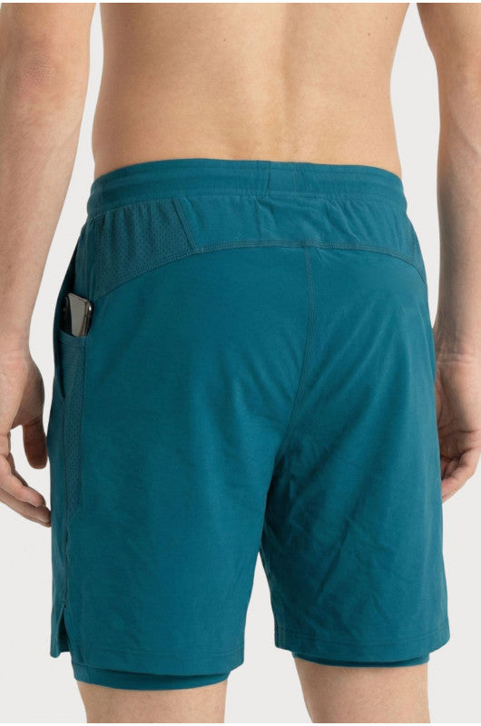 B.ON Men's Fitness Shorts - Teal Blue
