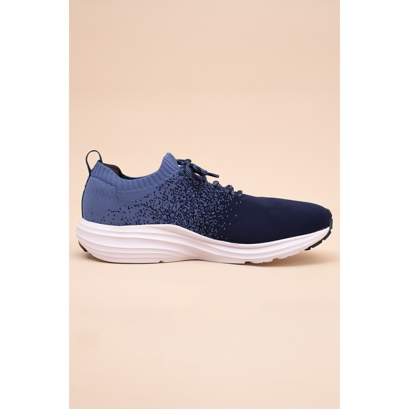 B.ON MEN'S CASUAL KNIT TENNIS SHOES - BLUE