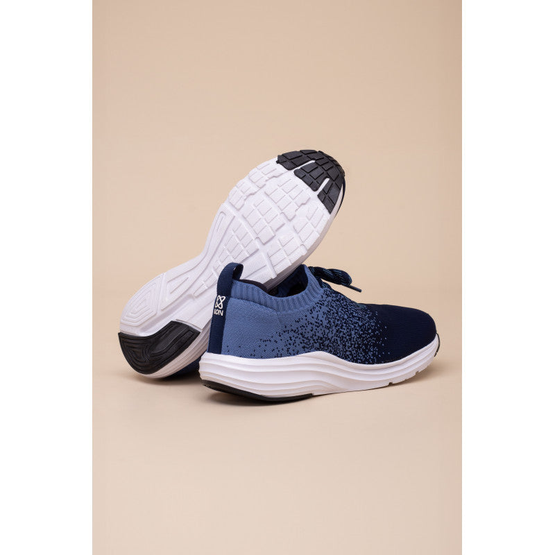 B.ON MEN'S CASUAL KNIT TENNIS SHOES - BLUE