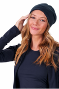 B.ON Unisex Thermal Beanie and Neck Warmer - Black
