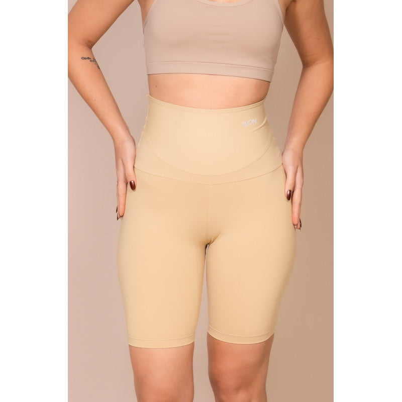 B.ON Women's Bermuda Shorts - Tummy Control Nude