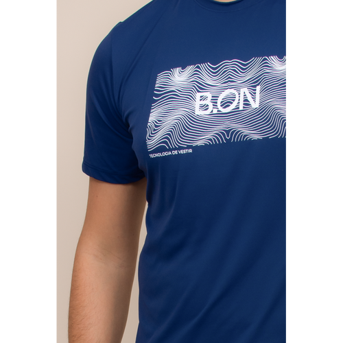 B.ON Men's Basic Blue T-shirt - Antiviral Technology