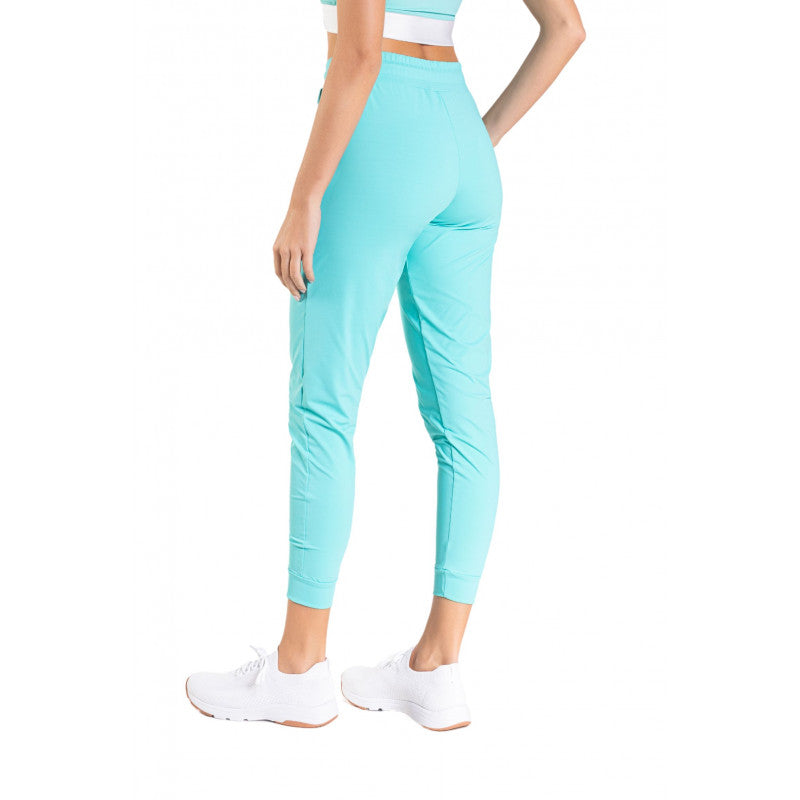 B.ON Women's Joggers Pants - Aqua Green Aqua