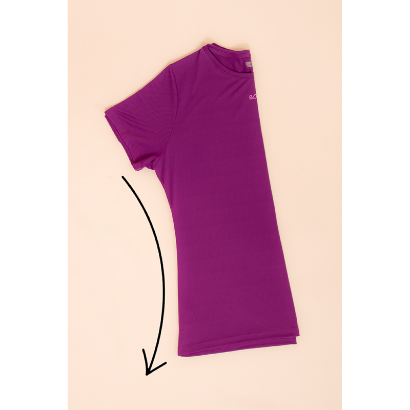 B.ON Women's Classic Dry Fit Shirt - Purple